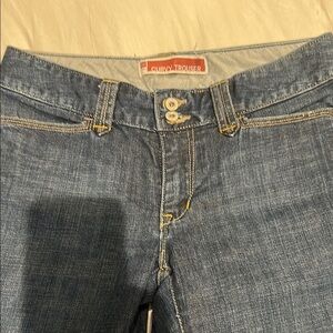 Curvy Trouser Blue Jeans gap